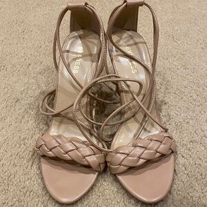 Strappy Women's Nude Heels